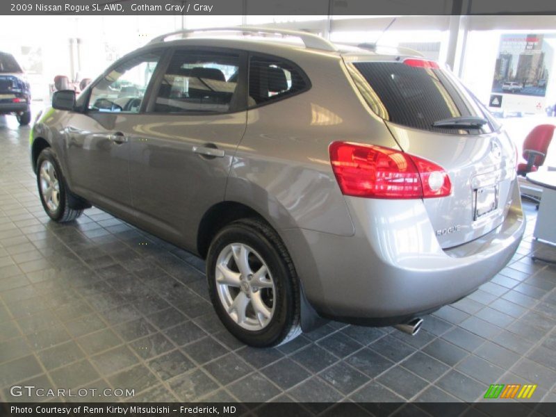 Gotham Gray / Gray 2009 Nissan Rogue SL AWD
