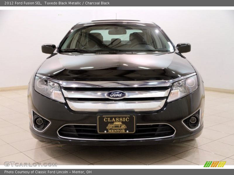 Tuxedo Black Metallic / Charcoal Black 2012 Ford Fusion SEL