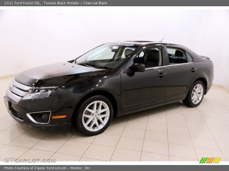 Tuxedo Black Metallic / Charcoal Black 2012 Ford Fusion SEL