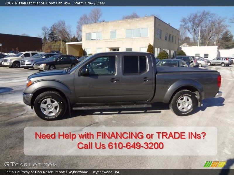 Storm Gray / Steel 2007 Nissan Frontier SE Crew Cab 4x4