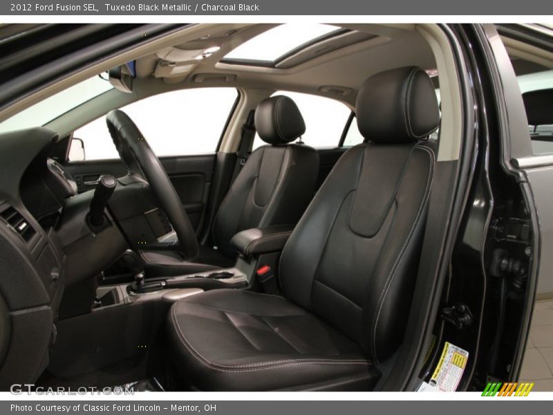 Tuxedo Black Metallic / Charcoal Black 2012 Ford Fusion SEL