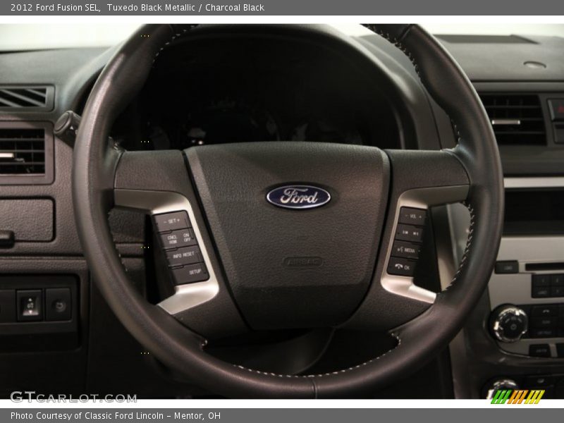 Tuxedo Black Metallic / Charcoal Black 2012 Ford Fusion SEL