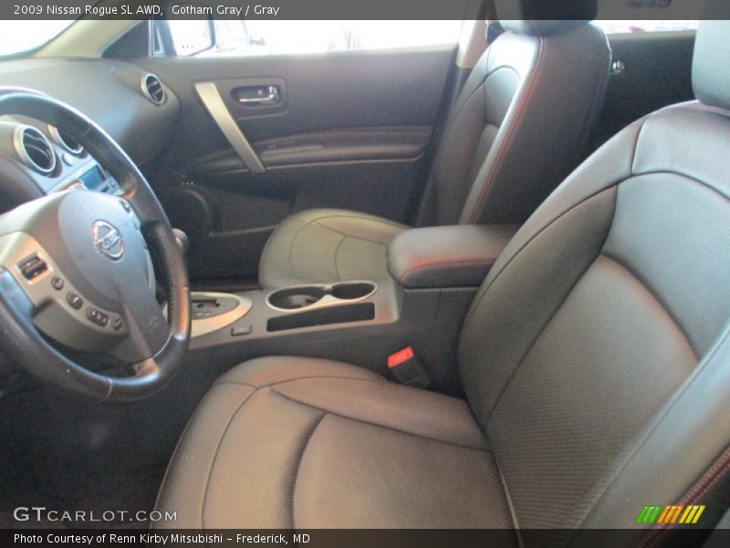 Gotham Gray / Gray 2009 Nissan Rogue SL AWD