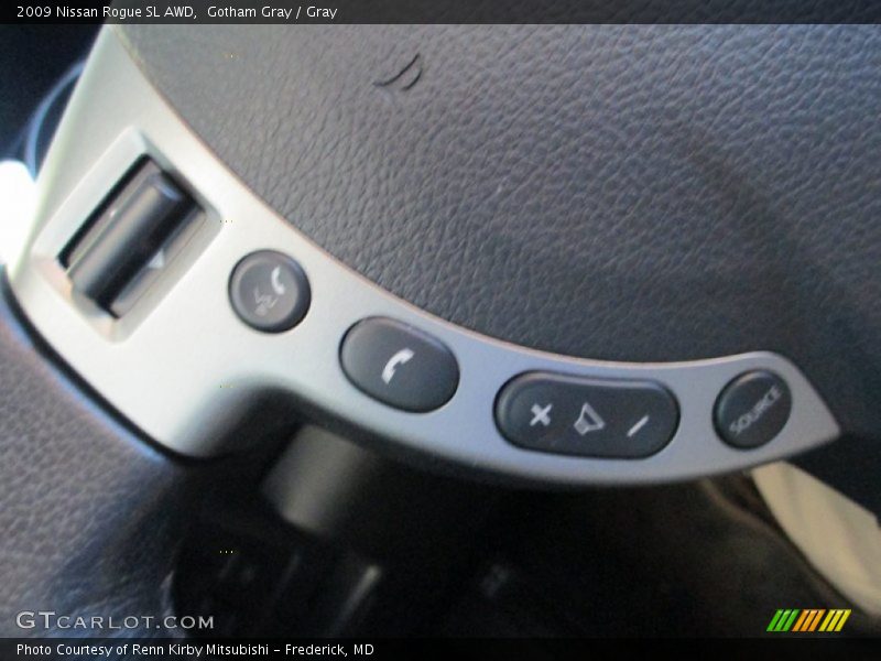 Gotham Gray / Gray 2009 Nissan Rogue SL AWD