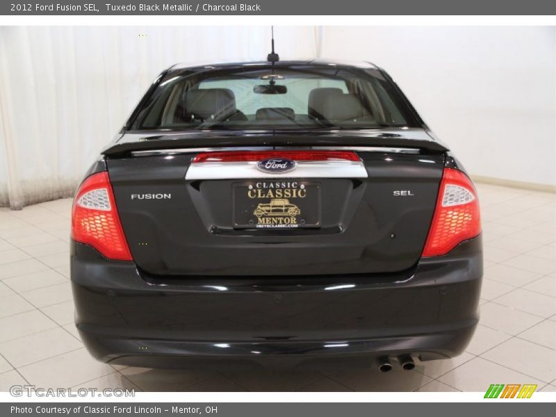 Tuxedo Black Metallic / Charcoal Black 2012 Ford Fusion SEL