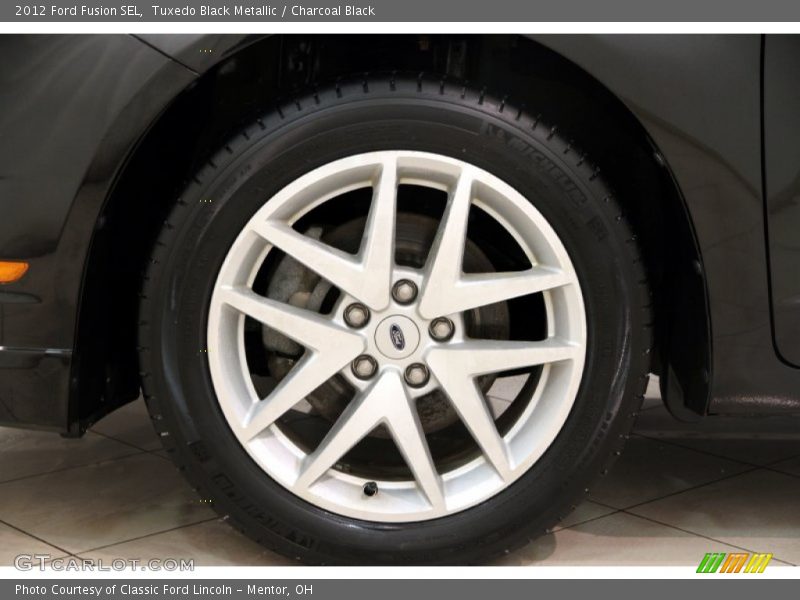 Tuxedo Black Metallic / Charcoal Black 2012 Ford Fusion SEL
