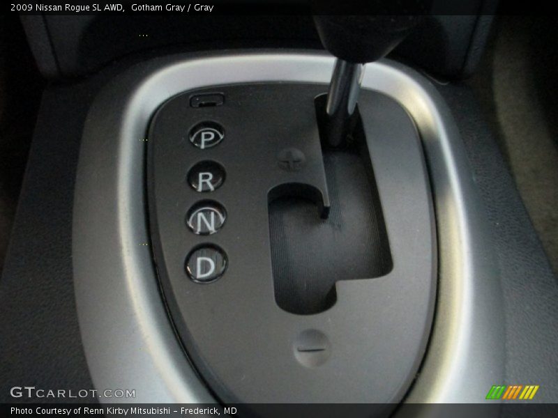 Gotham Gray / Gray 2009 Nissan Rogue SL AWD
