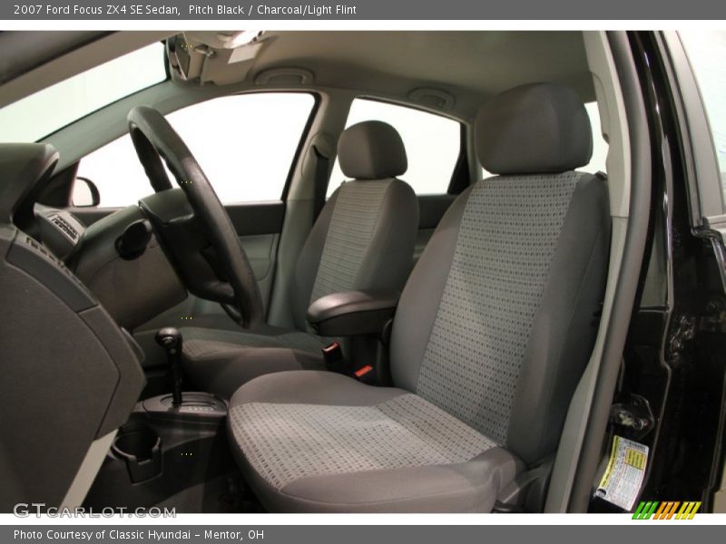 Pitch Black / Charcoal/Light Flint 2007 Ford Focus ZX4 SE Sedan