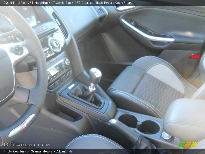 Tuxedo Black / ST Charcoal Black Recaro Sport Seats 2014 Ford Focus ST Hatchback