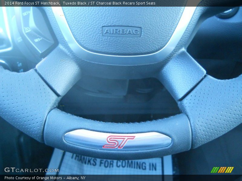 Tuxedo Black / ST Charcoal Black Recaro Sport Seats 2014 Ford Focus ST Hatchback