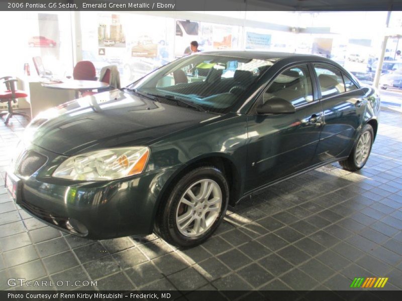 Emerald Green Metallic / Ebony 2006 Pontiac G6 Sedan