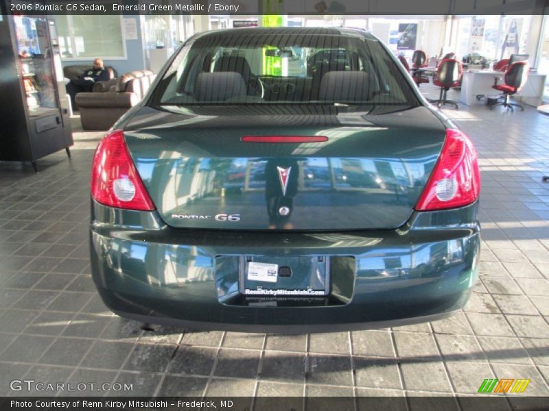 Emerald Green Metallic / Ebony 2006 Pontiac G6 Sedan