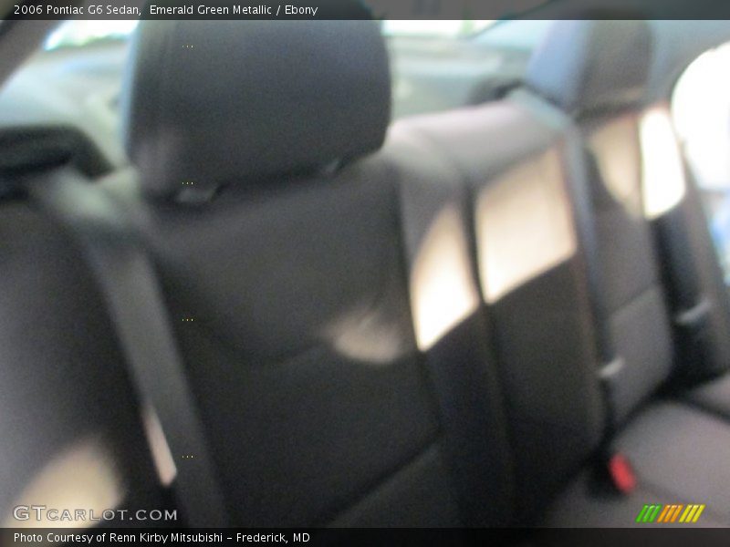 Emerald Green Metallic / Ebony 2006 Pontiac G6 Sedan