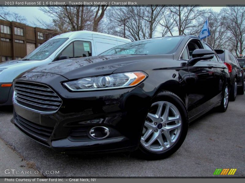 Tuxedo Black Metallic / Charcoal Black 2013 Ford Fusion SE 1.6 EcoBoost