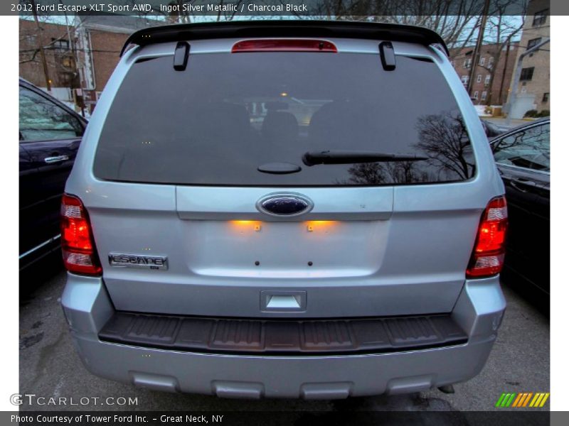 Ingot Silver Metallic / Charcoal Black 2012 Ford Escape XLT Sport AWD