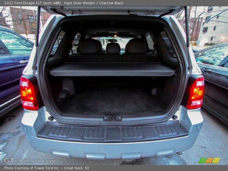 Ingot Silver Metallic / Charcoal Black 2012 Ford Escape XLT Sport AWD