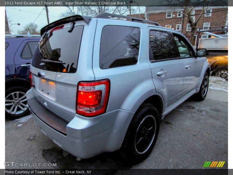 Ingot Silver Metallic / Charcoal Black 2012 Ford Escape XLT Sport AWD