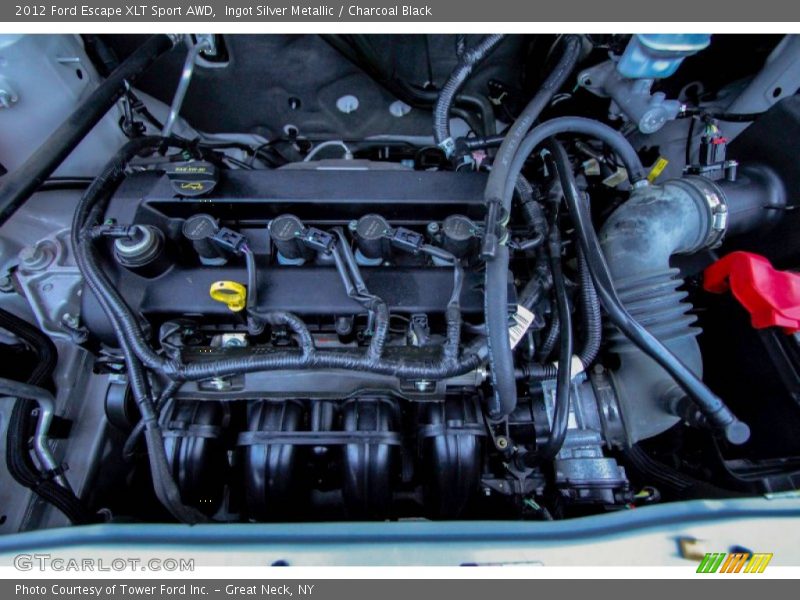 Ingot Silver Metallic / Charcoal Black 2012 Ford Escape XLT Sport AWD