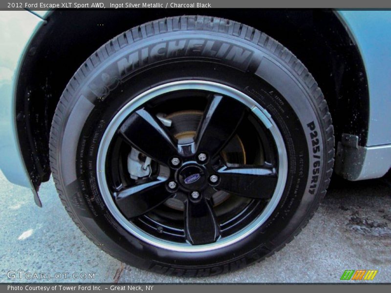 Ingot Silver Metallic / Charcoal Black 2012 Ford Escape XLT Sport AWD