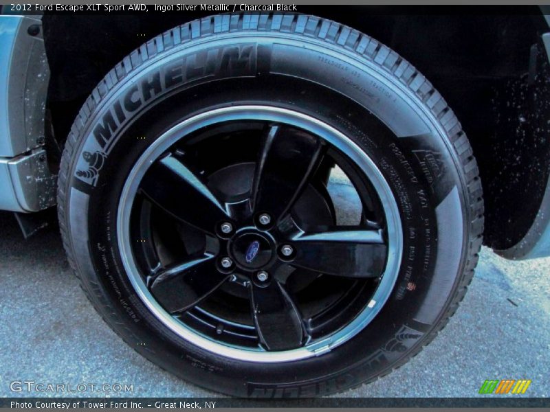 Ingot Silver Metallic / Charcoal Black 2012 Ford Escape XLT Sport AWD