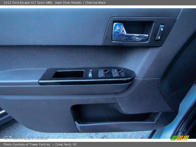 Ingot Silver Metallic / Charcoal Black 2012 Ford Escape XLT Sport AWD