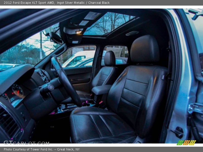 Ingot Silver Metallic / Charcoal Black 2012 Ford Escape XLT Sport AWD