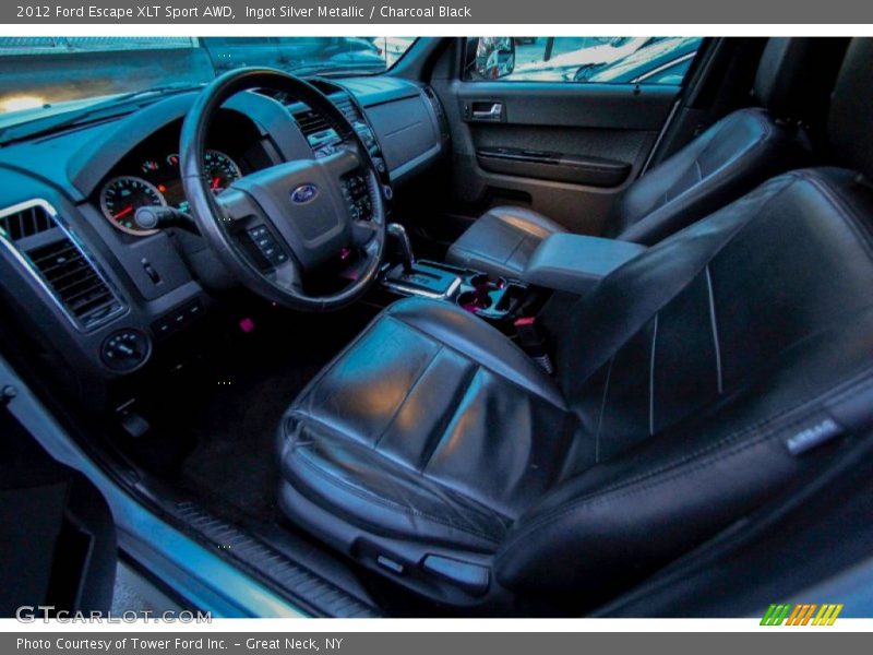Ingot Silver Metallic / Charcoal Black 2012 Ford Escape XLT Sport AWD