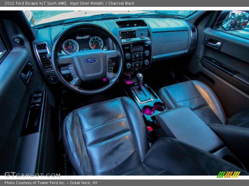 Ingot Silver Metallic / Charcoal Black 2012 Ford Escape XLT Sport AWD