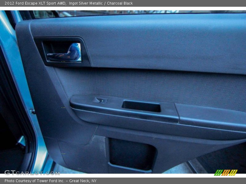 Ingot Silver Metallic / Charcoal Black 2012 Ford Escape XLT Sport AWD