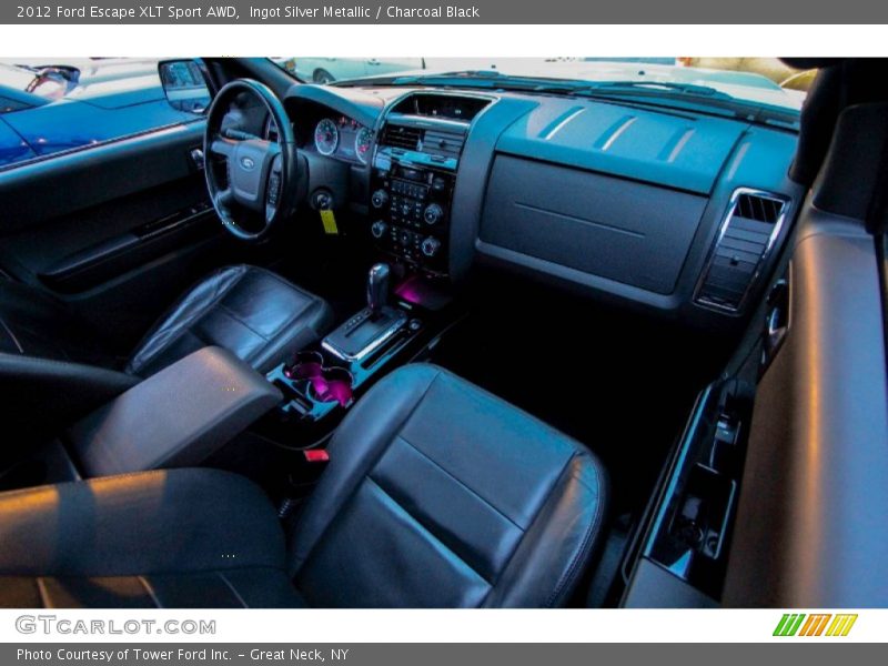 Ingot Silver Metallic / Charcoal Black 2012 Ford Escape XLT Sport AWD