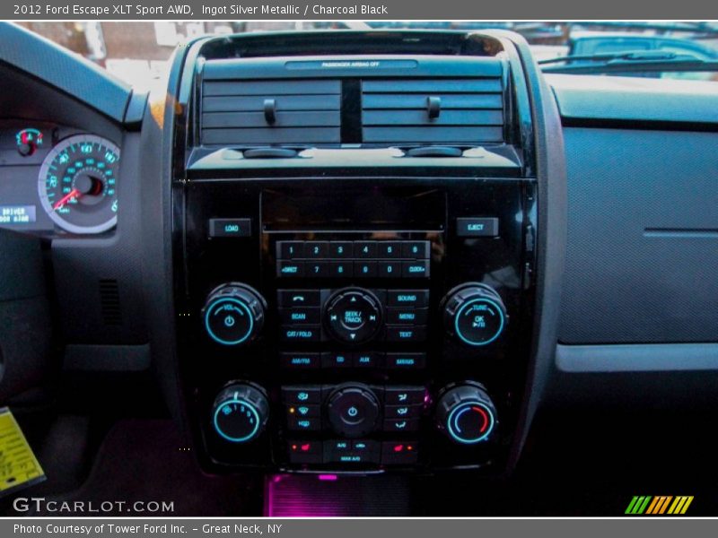 Ingot Silver Metallic / Charcoal Black 2012 Ford Escape XLT Sport AWD