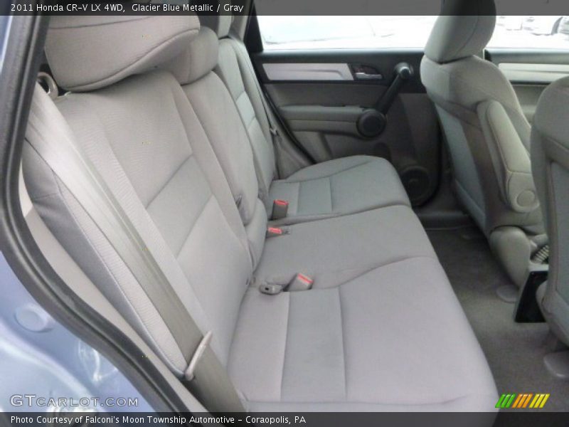 Glacier Blue Metallic / Gray 2011 Honda CR-V LX 4WD