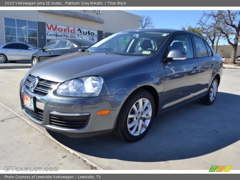 Platinum Grey Metallic / Titan Black 2010 Volkswagen Jetta SE Sedan