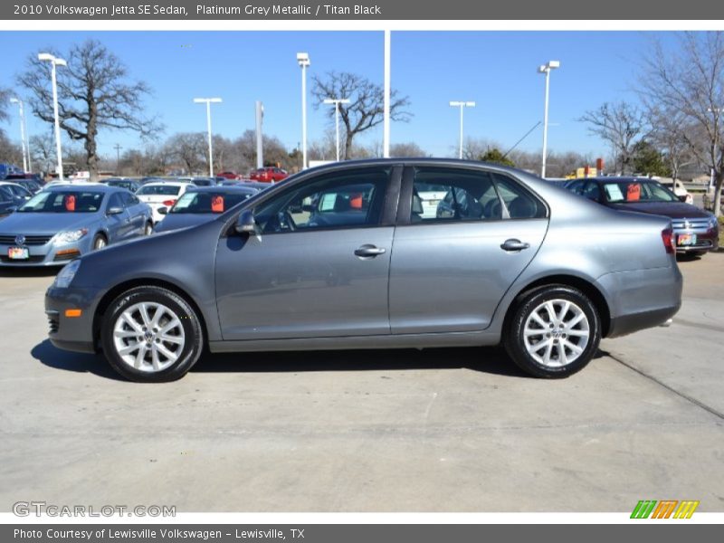 Platinum Grey Metallic / Titan Black 2010 Volkswagen Jetta SE Sedan