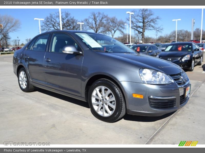 Platinum Grey Metallic / Titan Black 2010 Volkswagen Jetta SE Sedan