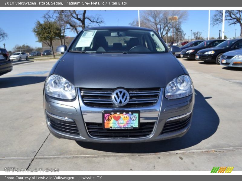 Platinum Grey Metallic / Titan Black 2010 Volkswagen Jetta SE Sedan