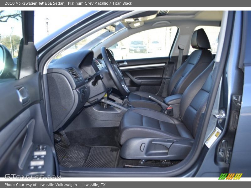 Platinum Grey Metallic / Titan Black 2010 Volkswagen Jetta SE Sedan