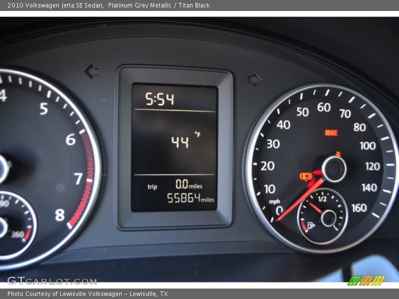 Platinum Grey Metallic / Titan Black 2010 Volkswagen Jetta SE Sedan