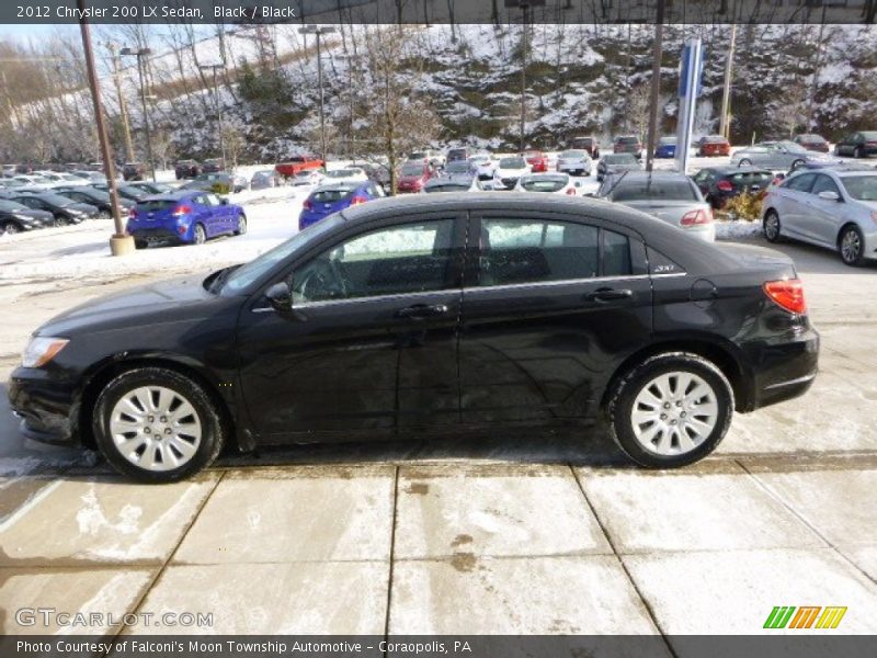 Black / Black 2012 Chrysler 200 LX Sedan