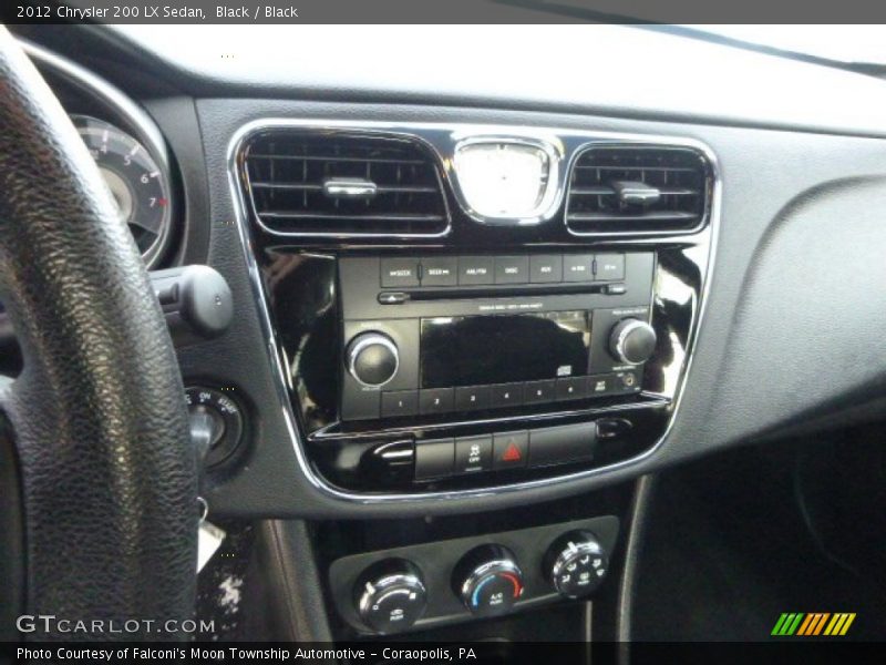 Black / Black 2012 Chrysler 200 LX Sedan