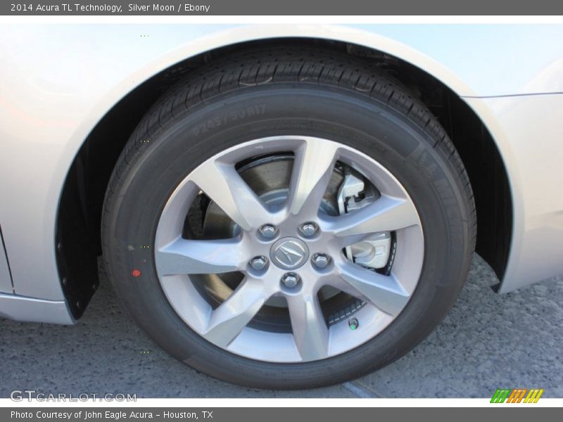 Silver Moon / Ebony 2014 Acura TL Technology
