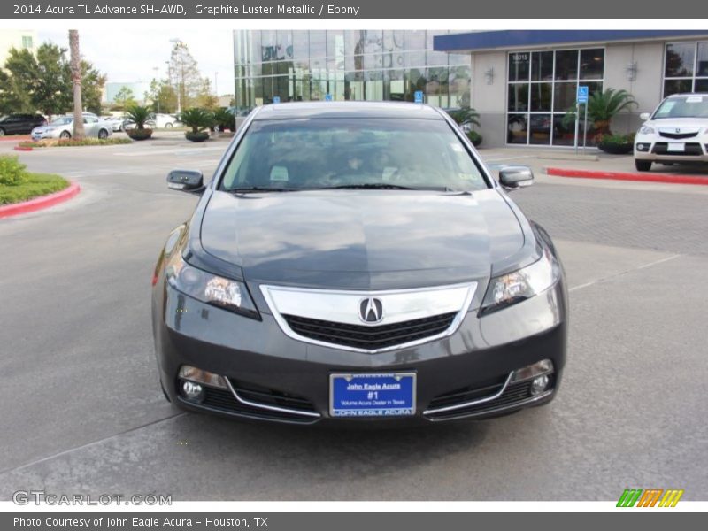 Graphite Luster Metallic / Ebony 2014 Acura TL Advance SH-AWD