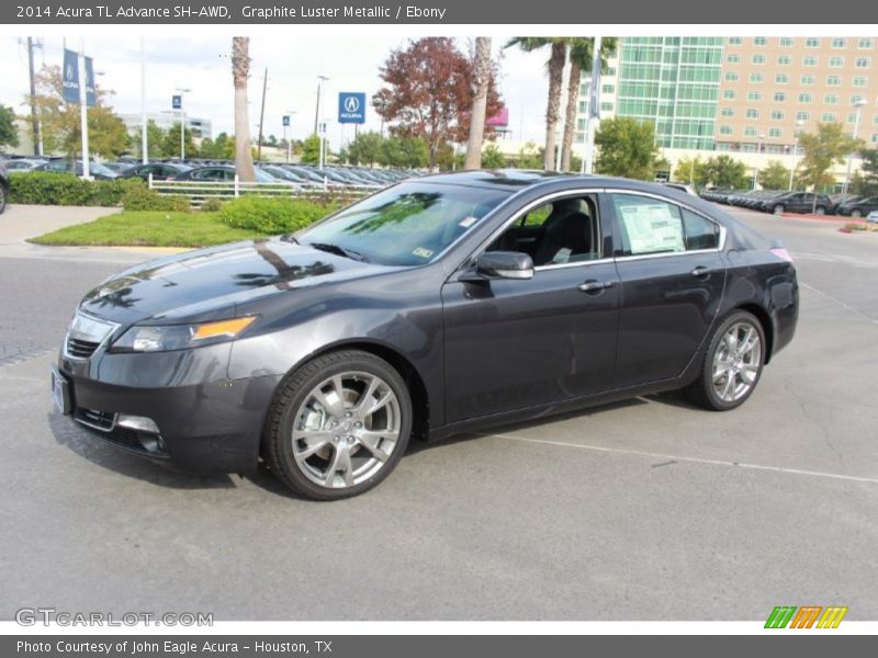 Graphite Luster Metallic / Ebony 2014 Acura TL Advance SH-AWD