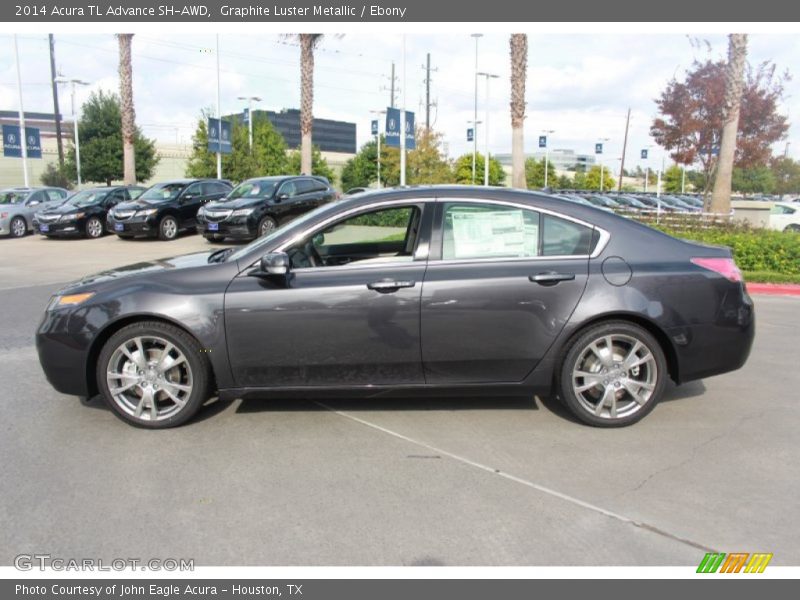 Graphite Luster Metallic / Ebony 2014 Acura TL Advance SH-AWD