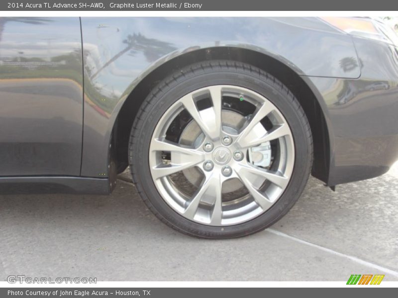 Graphite Luster Metallic / Ebony 2014 Acura TL Advance SH-AWD
