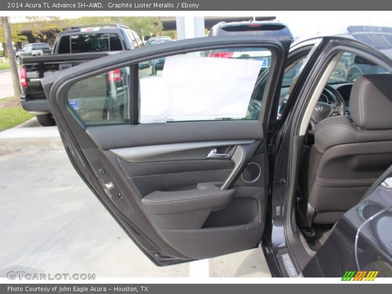 Graphite Luster Metallic / Ebony 2014 Acura TL Advance SH-AWD