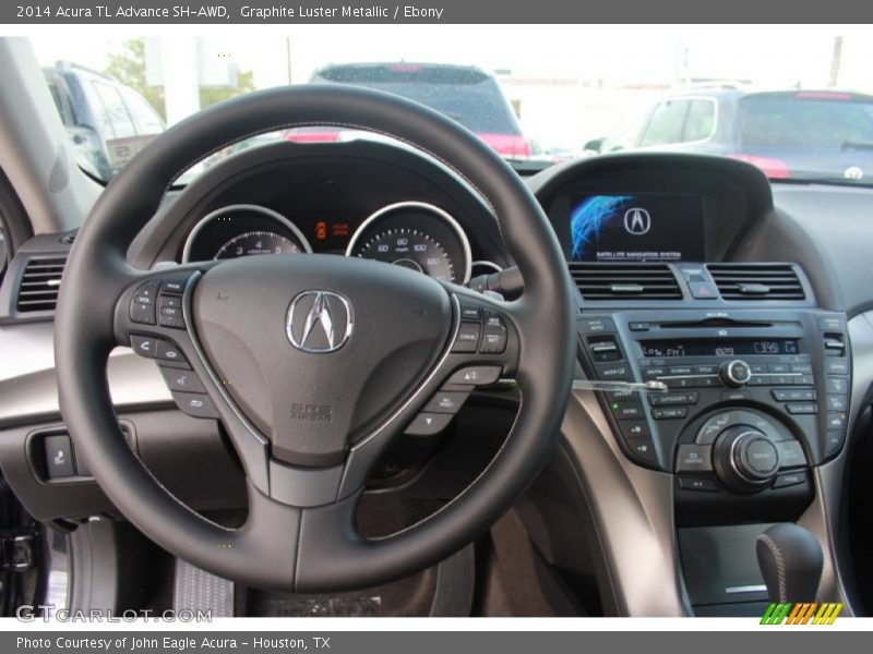Graphite Luster Metallic / Ebony 2014 Acura TL Advance SH-AWD