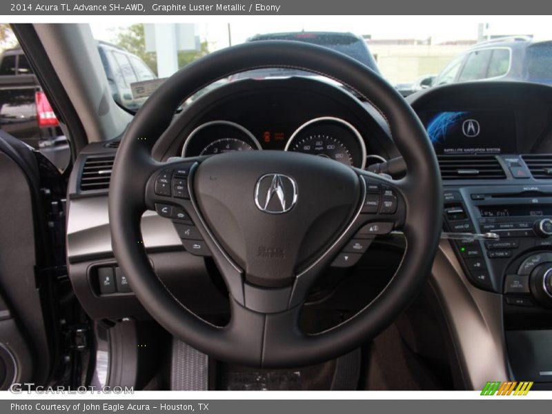Graphite Luster Metallic / Ebony 2014 Acura TL Advance SH-AWD