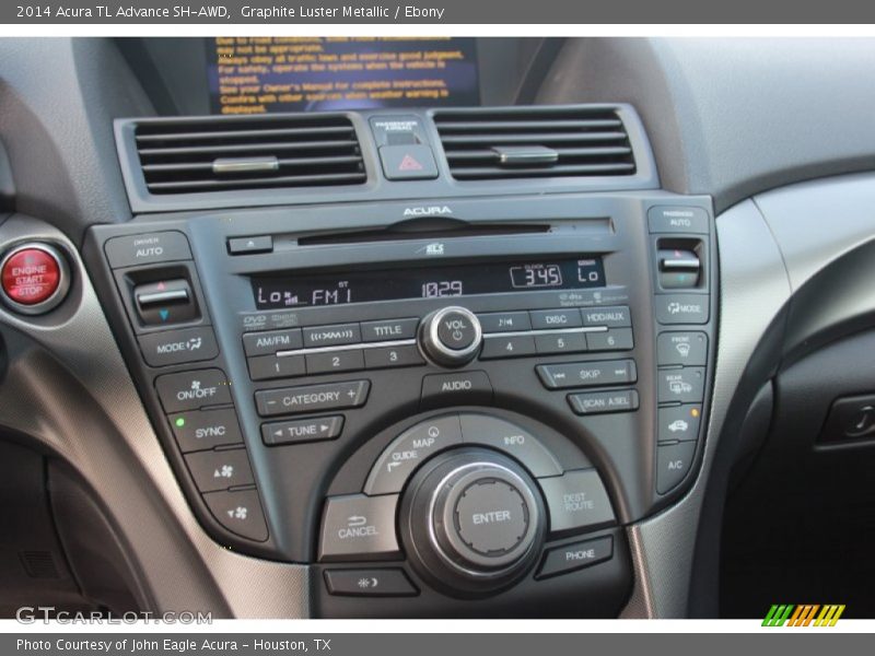 Graphite Luster Metallic / Ebony 2014 Acura TL Advance SH-AWD