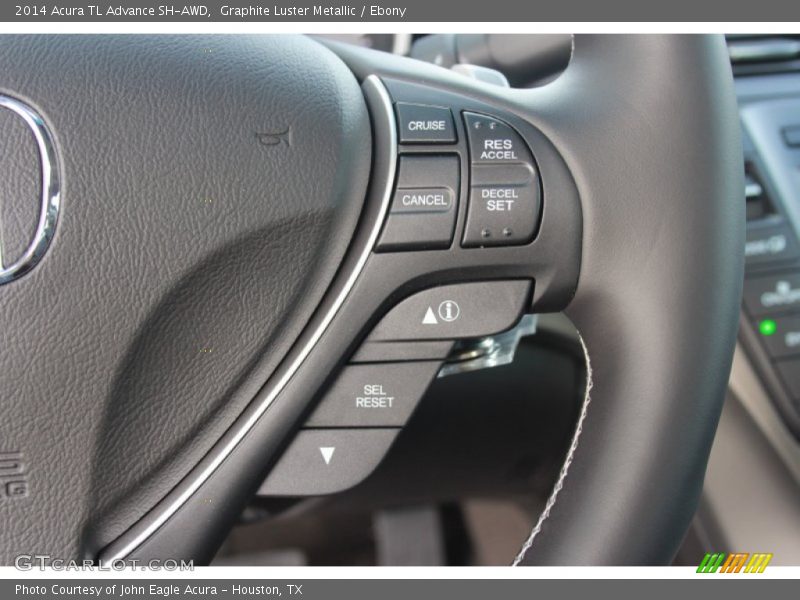 Graphite Luster Metallic / Ebony 2014 Acura TL Advance SH-AWD